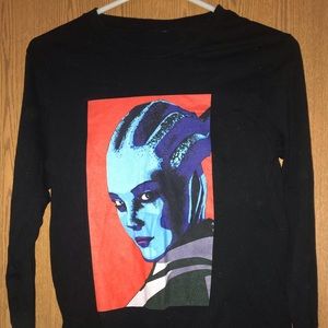 Gaming Mass Effect Liara Long Sleeved Shirt S